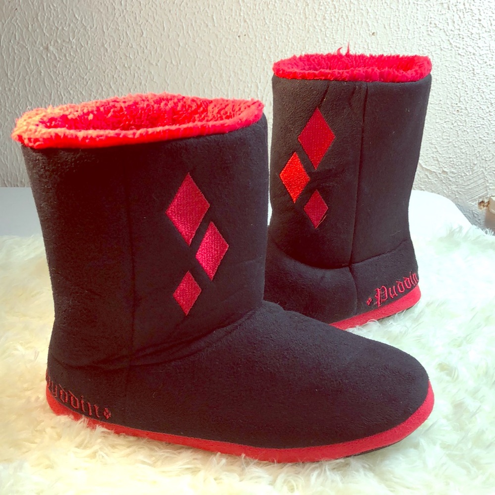 Harley Quinn Boots Size L Like House Shoes/outdoor
